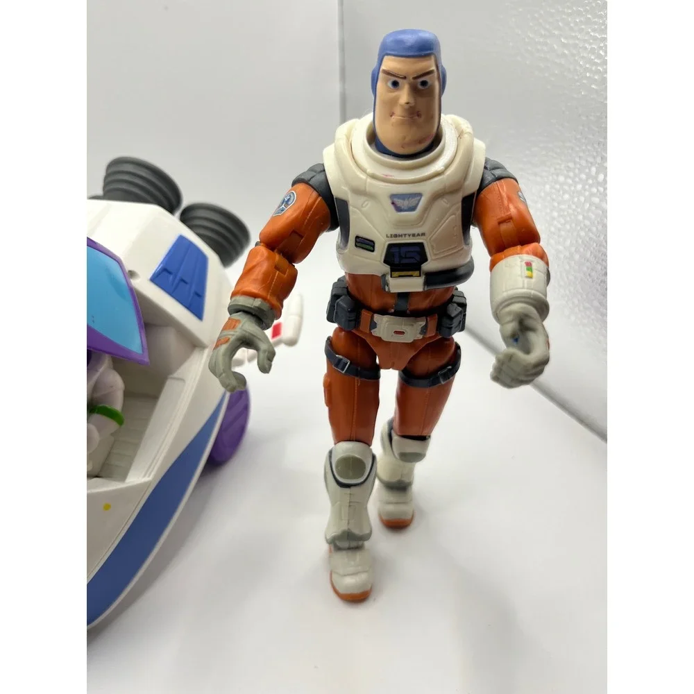 Mattel Disney Pixar Lightyear Buzz Lightyear XL-15 Figure & Vehicle Set Orange
